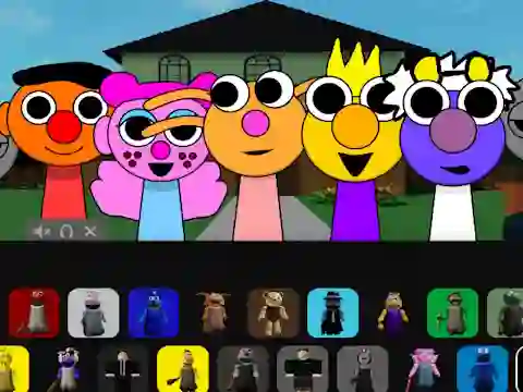 Spel Sprunki Puppet på nätet