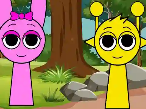 Spel Hidden Sprunki på nätet
