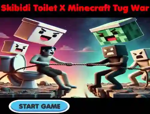 Spel Skibidi Toilet X Minecraft Tug War på nätet