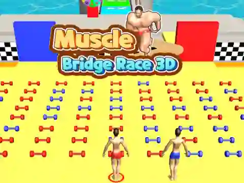 Spel Muscle Bridge Race 3D på nätet