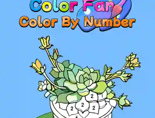 Spel Color Fan Color By Number på nätet