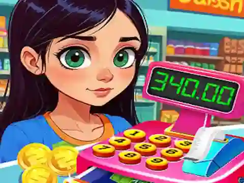Spel Supermarket Shopping For Kids på nätet