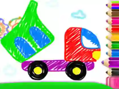 Spel Toddler Drawing: Tanker Truck på nätet