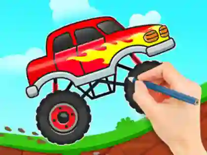 Spel Coloring Book: Monster Truck på nätet