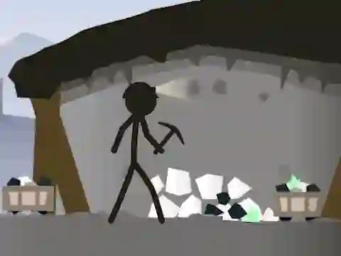 Spel Stickman Mining Simulator på nätet