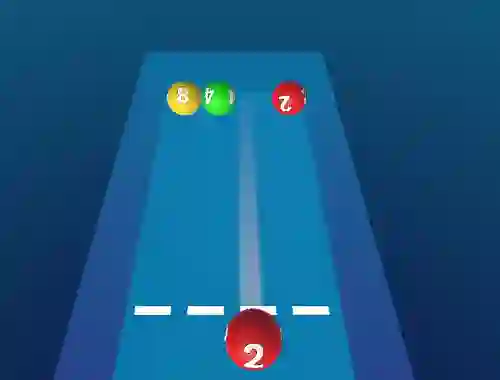 Spel Merge The Balls 2048 Billiards! på nätet