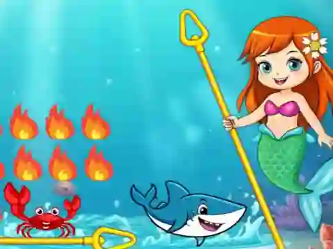 Spel Princess vs Shark på nätet