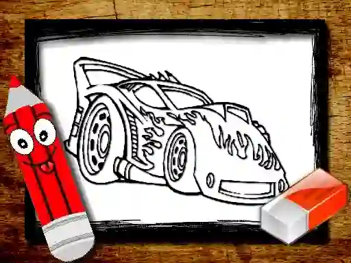 Spel Back To School Car Coloring Book på nätet
