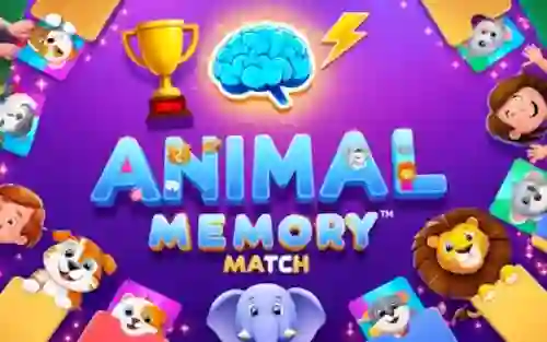 Spel Animal Memory Match på nätet