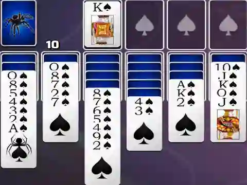 Spel Spades Spider Solitaire på nätet
