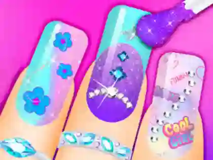 Spel Coloring Book: Nail Art på nätet