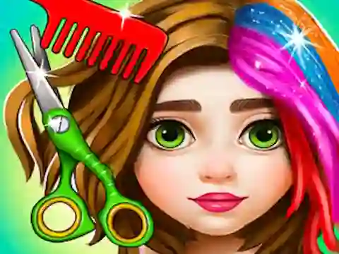Spel Hair Salon & Dress Up Girl på nätet