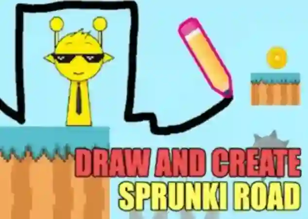Spel Draw And Create Sprunki Road på nätet
