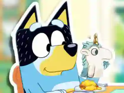 Spel Jigsaw Puzzle: Bluey Toy Time på nätet