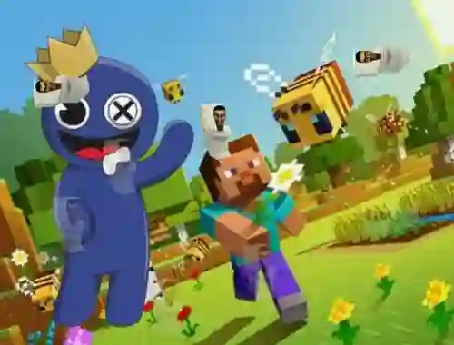 Spel Rainbow Friends Minecraft Hidden Skibidi på nätet