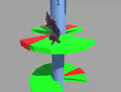 Spel Ratomilton Helix Jump på nätet