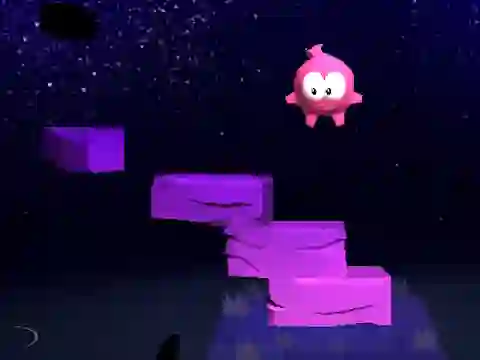 Spel Om nom Jump på nätet