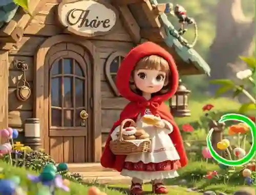 Spel Find The Differences: Granny Wolf på nätet