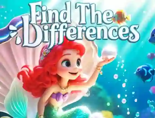 Spel Find The Differences: Little Mermaid på nätet
