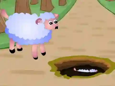 Spel Help Fallen Down Sheep Baby på nätet