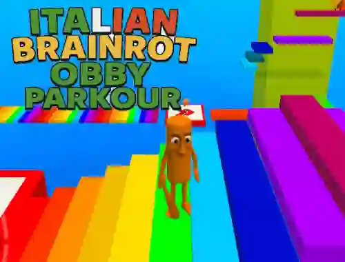 Spel Italian Brainrot Obby Parkour på nätet