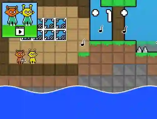 Spel Sprunki vs MCCraft på nätet
