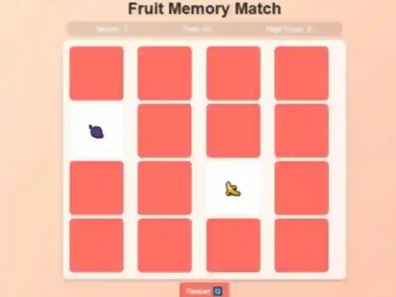 Spel Fruit Memory Match på nätet
