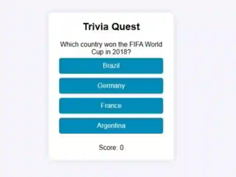 Spel Trivia Quest på nätet