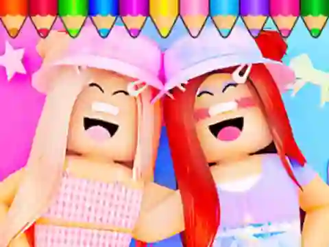 Spel Coloring Book: Roblox Bestie på nätet