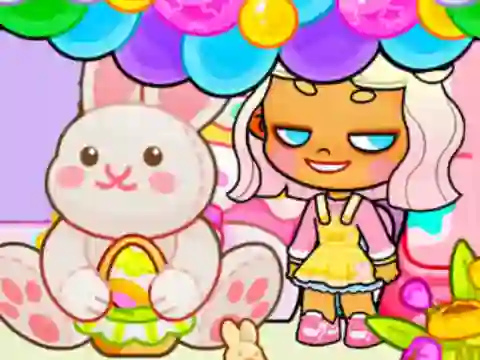 Spel Jigsaw Puzzle: Avatar World Easter Party på nätet