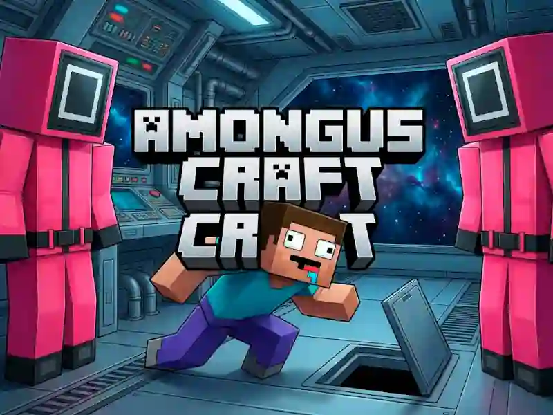 Spel AmongusCraft på nätet