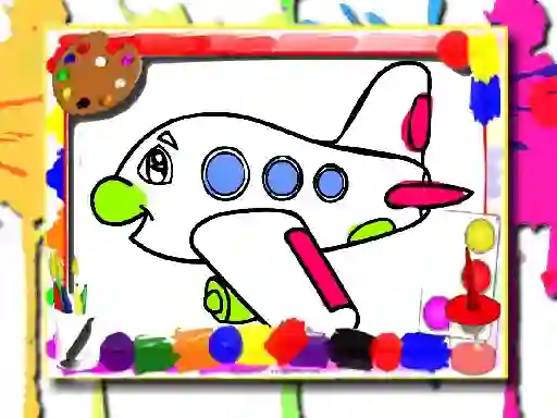 Spel Airplane Coloring Book på nätet