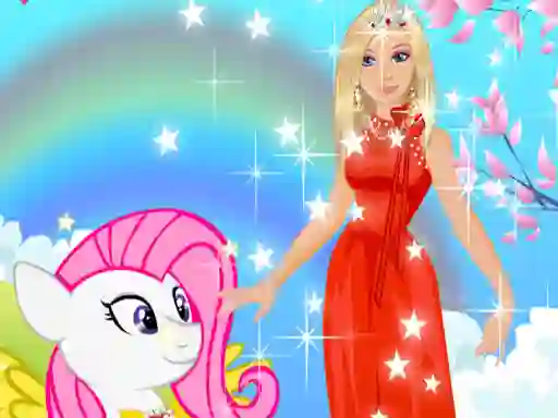Spel Barbie and Pony Dressup på nätet