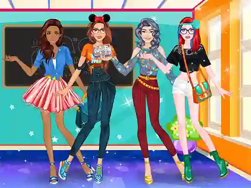 Spel High School Dress Up For Girls på nätet