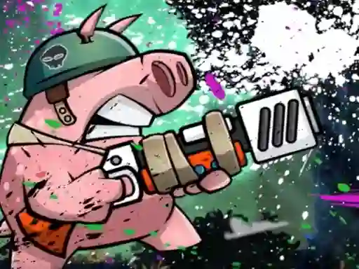 Spel Piggy Soldier Super Adventure på nätet