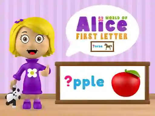 Spel World of Alice First Letter på nätet
