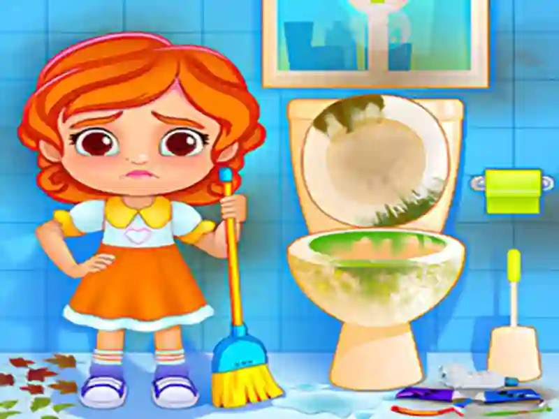 Spel Kids House Cleanup på nätet