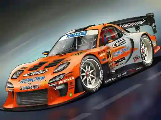Spel Race Car Slide på nätet