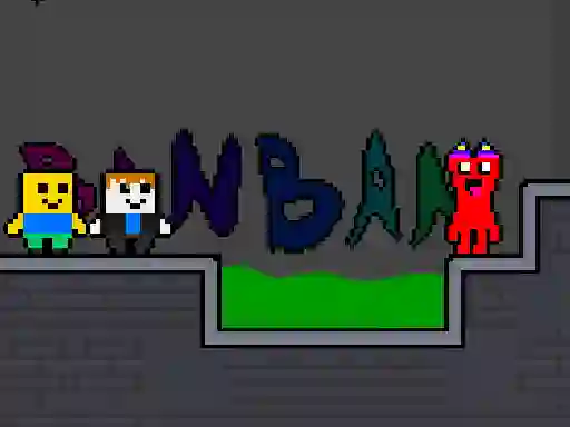 Spel NoobLox vs Garten 2 Player på nätet
