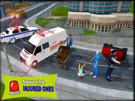 Spel Ambulance Rescue Driver Simulator 2018 på nätet