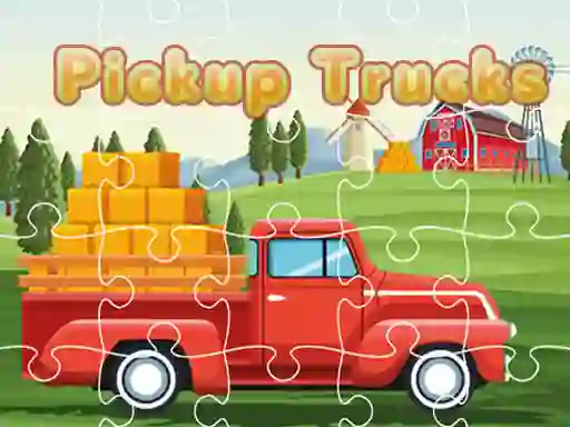 Spel Pickup Trucks Jigsaw på nätet