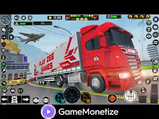 Spel Crazy car transport truck på nätet