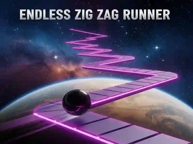 Spel Endless Zig Zag Runner på nätet