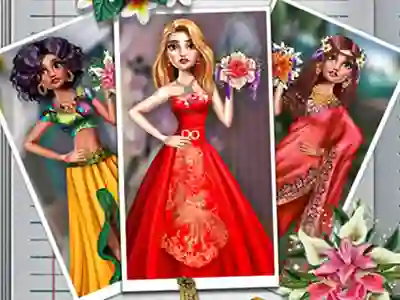 Spel Exotic Wedding Looks på nätet