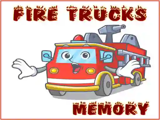 Spel Fire Trucks Memory på nätet