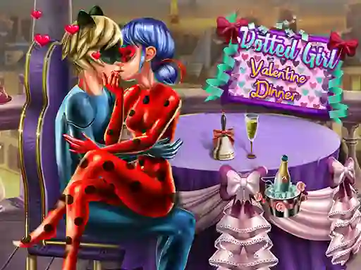 Spel Dotted Girl Valentine Dinner på nätet