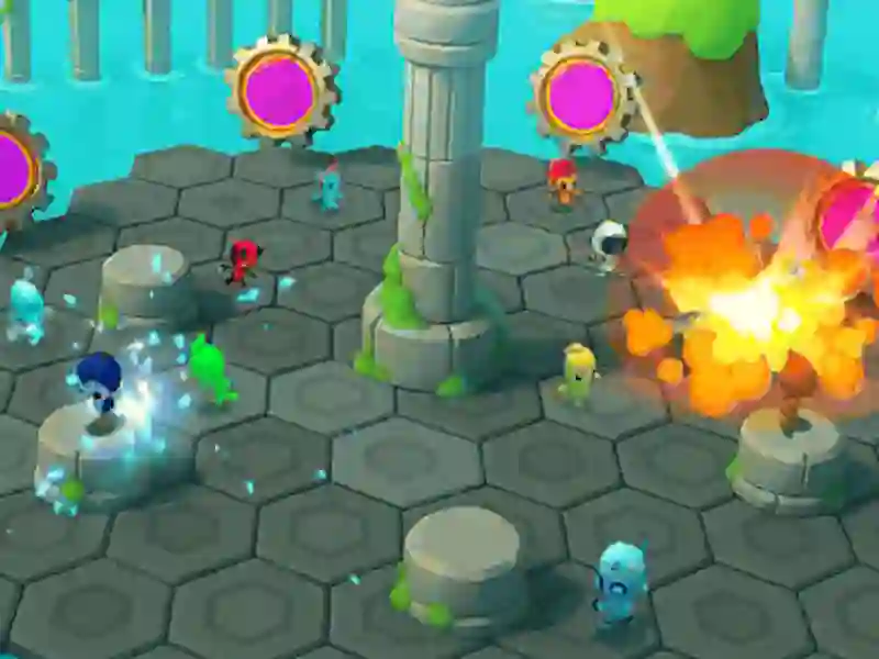 Spel Rumble Rush.io på nätet