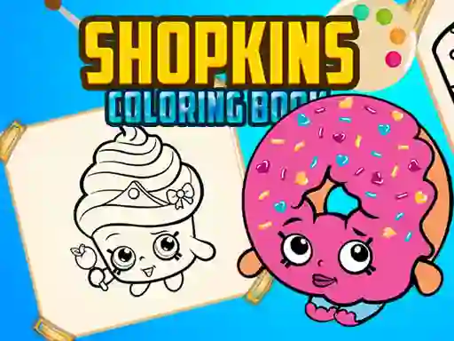 Spel Shopkins Coloring Book på nätet