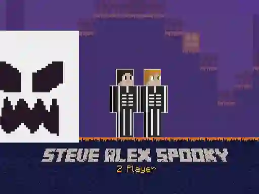 Spel Steve Alex Spooky 2 Player på nätet