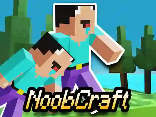 Spel Parkour Craft Noob Steve 2 på nätet